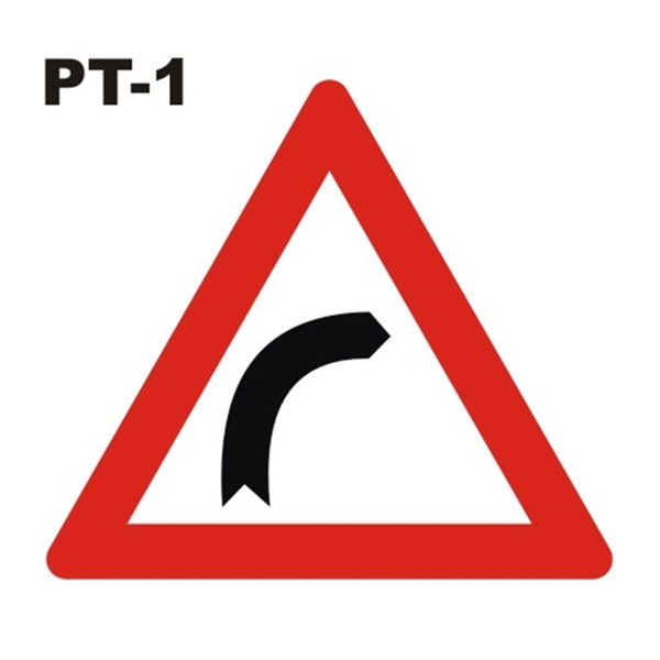 SAĞA TEHLİKELİ VİRAJ