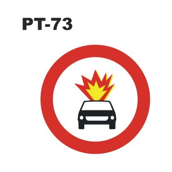 PATLAYICI MADDE TAŞIYAN ARAÇ GİREMEZ