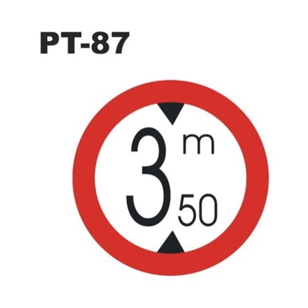 YÜKSEKLİĞİ 3,5 M DEN FAZLA OLAN ARAÇLAR GİREMEZ